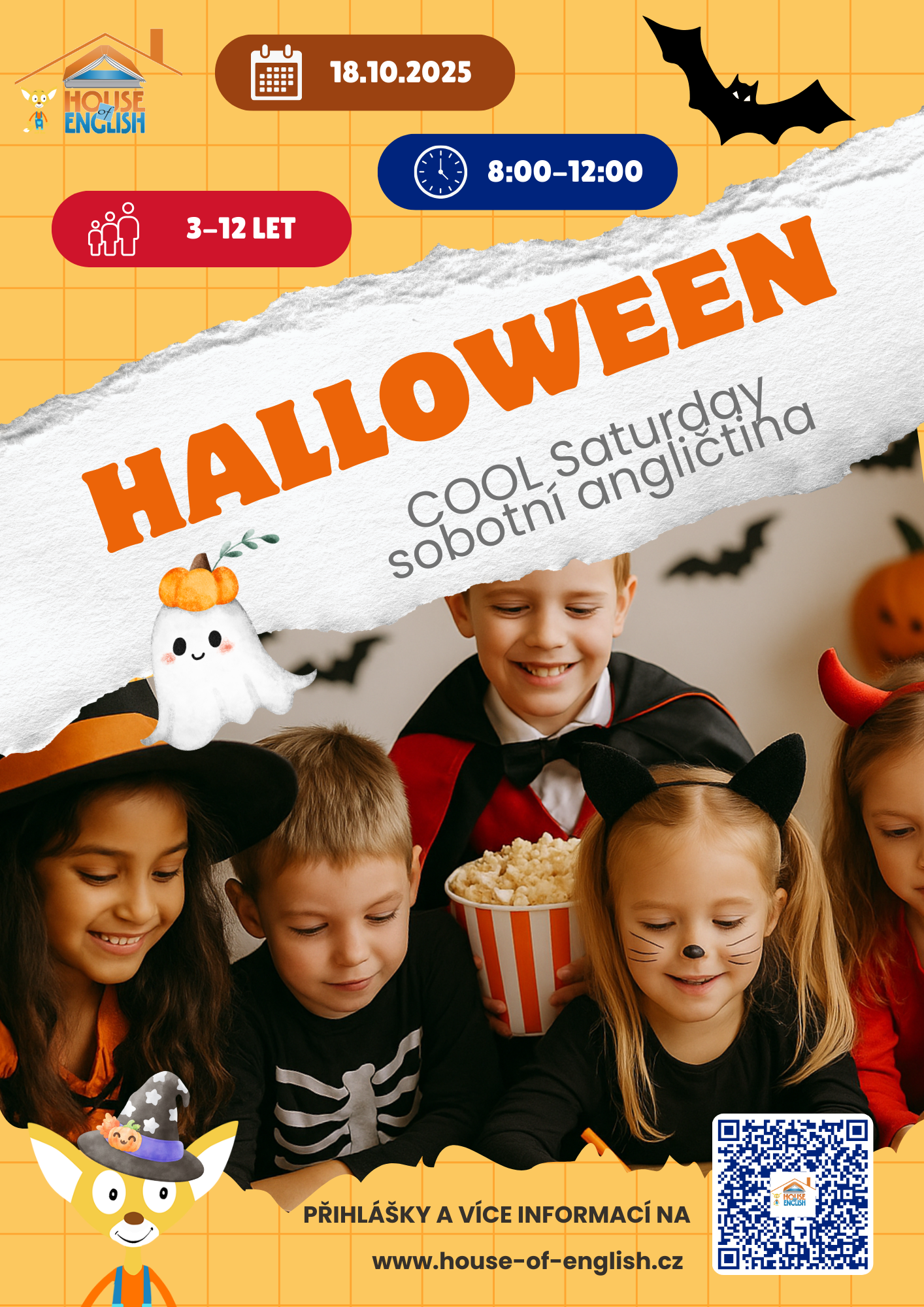 Halloweenská zábavná sobota!