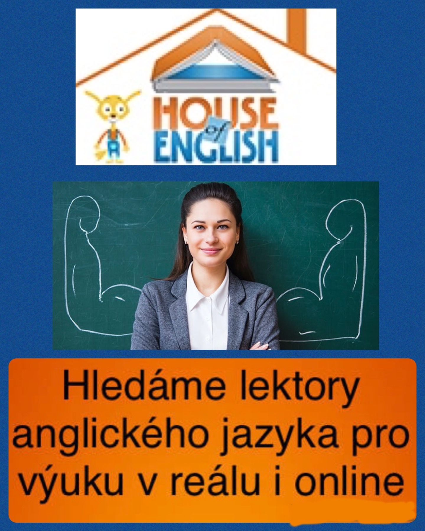Hledáme lektory anglického jazyka