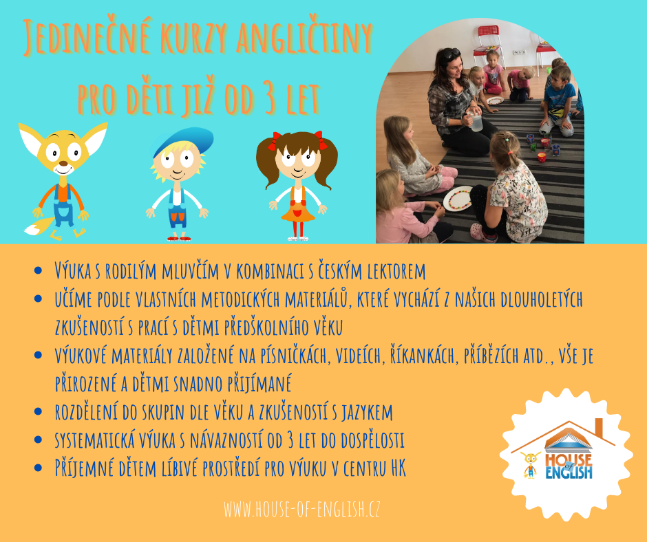 Angličtina pro PŘEDŠKOLÁKY