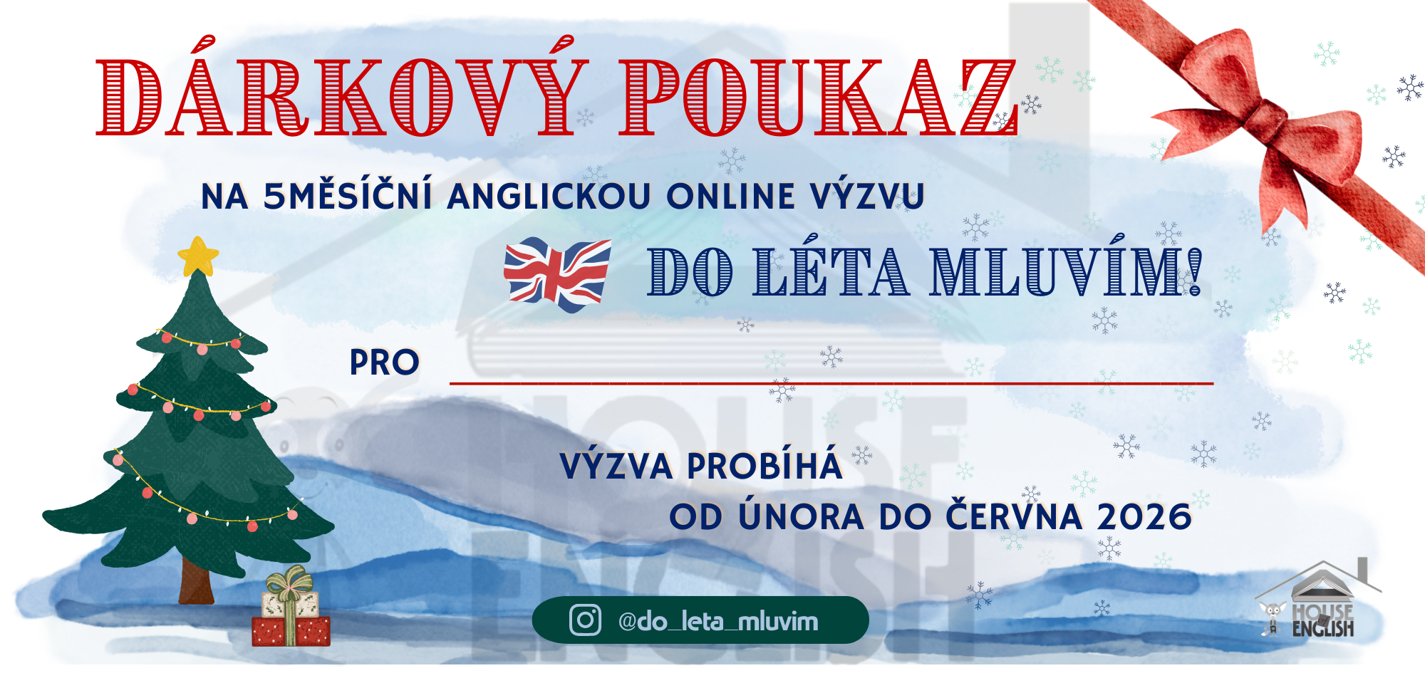 darkovy poukaz vyzva Do leta mluvim